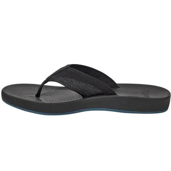 Sanuk Mens Cosmic Seas Mesh Thong Sandals US 11 EU 44 Black NWOB main image 12